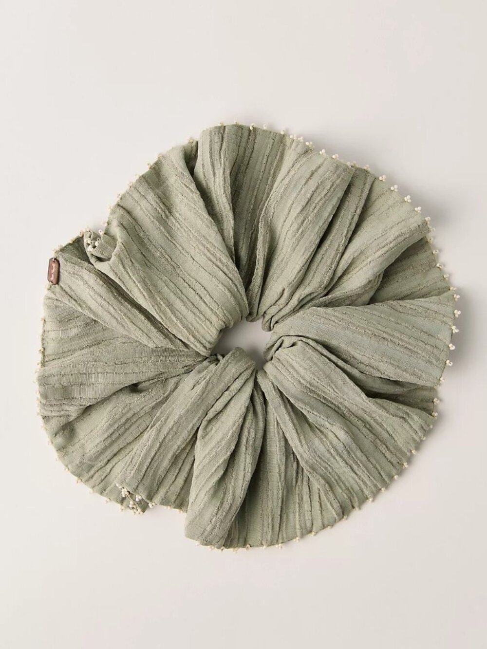 Calypso Beaded Trim Scrunchie